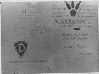 Sportgemeinschaft
Dynamo Johanngeorgenstadt
Sektion Kegeln